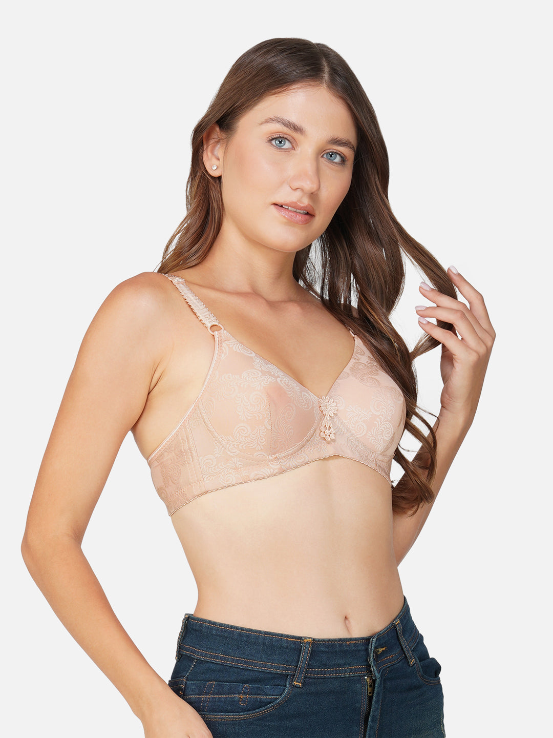 Ksvry Women's Single Padded Fashionable Comfort Bra
