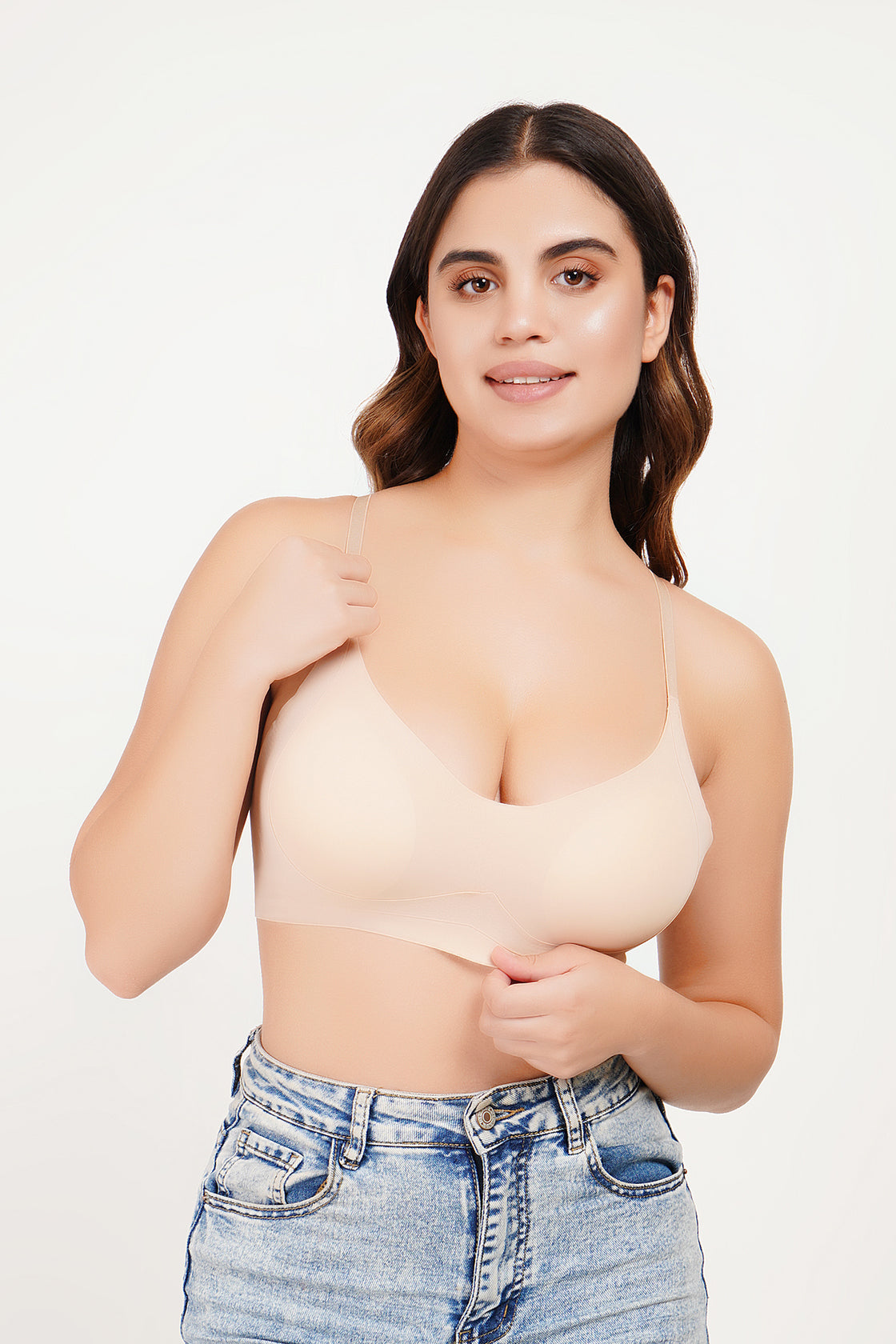 Ksvry Women’s Seamless Padded Bra – Stylish, Comfortable for All Wear