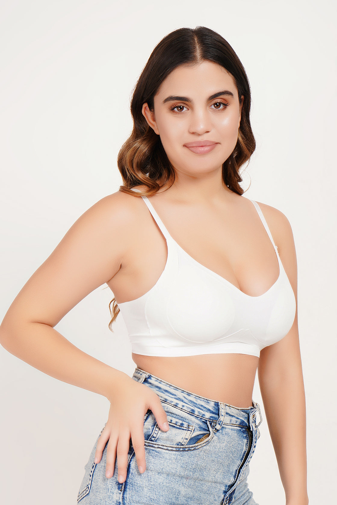 Ksvry Women’s Seamless Padded Bra – Stylish, Comfortable for All Wear