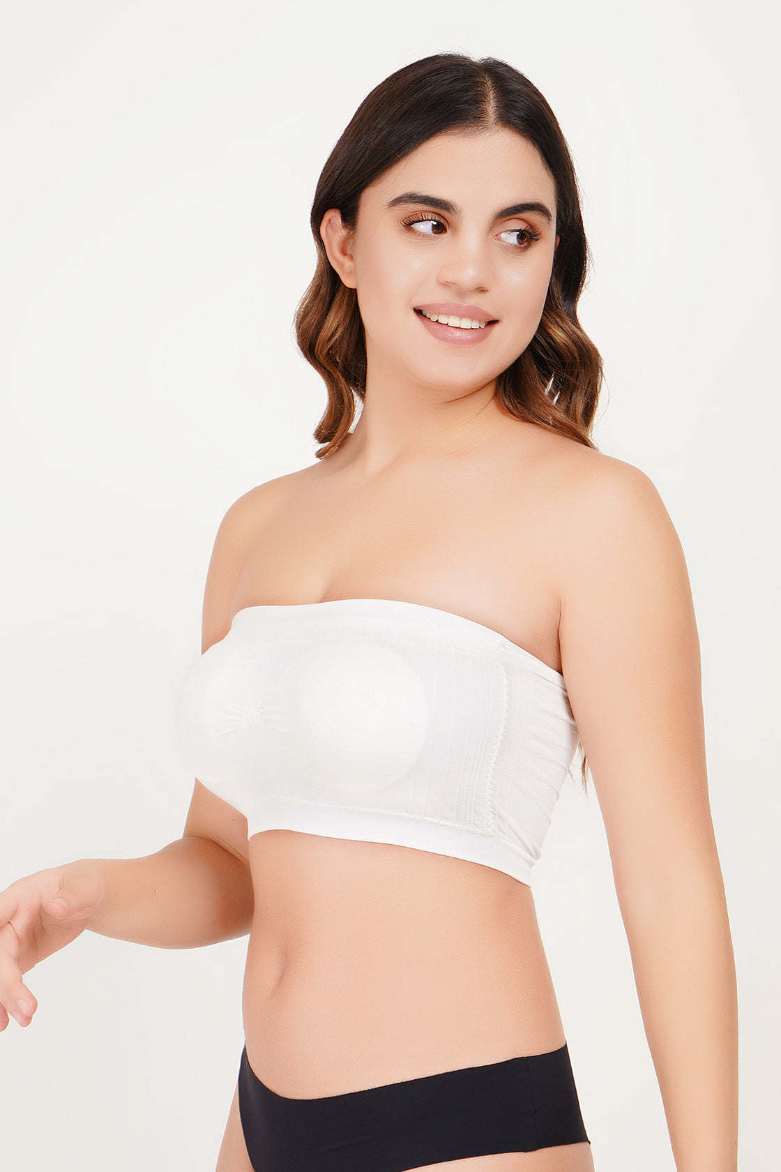 Ksvry Women’s Pull-On Fitted Waist Tube Bra – Daily| Casual | Bridal Wear
