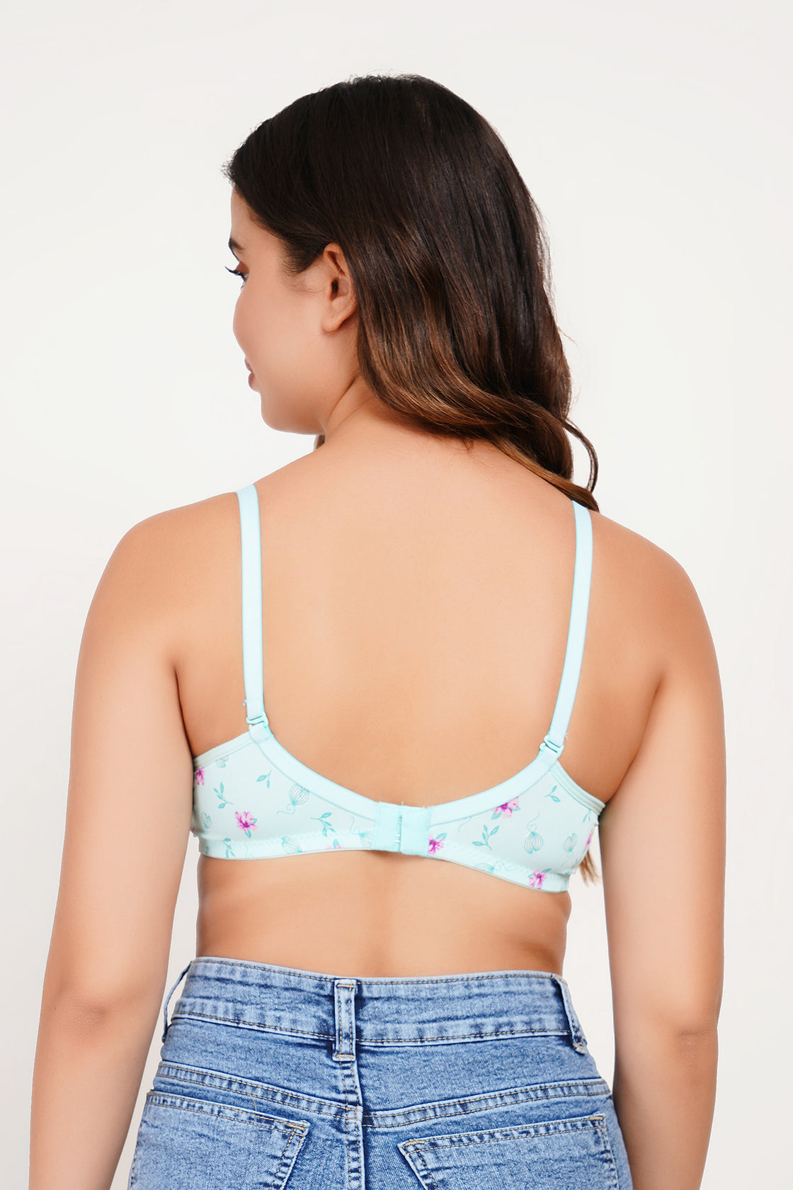 Ksvry Women’s Padded Floral Printed Bra – Stylish| Soft | Comfortable