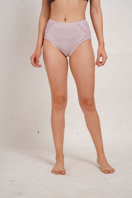 Ksvry Women's Cotton Teenagers stripe Elastic Hipster Brief